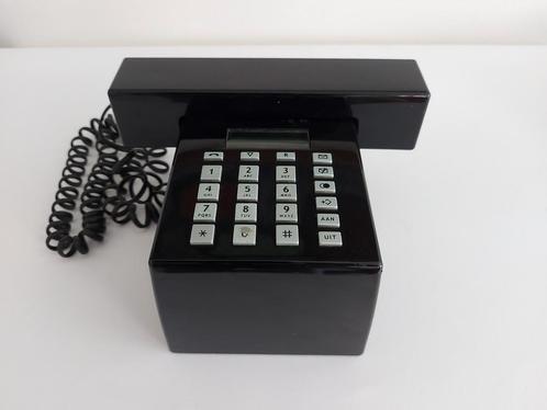 Zwarte Jan de Bouvrie kubus telefoon Primafoon jaren 90, Telecommunicatie, Vaste telefoons | Niet Draadloos, Ophalen of Verzenden
