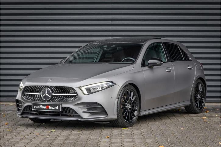 Mercedes-Benz A-Klasse 200 AMG-Line Pano-19''-Magno, Auto's, Mercedes-Benz, Bedrijf, Te koop, A-Klasse, ABS, Achteruitrijcamera