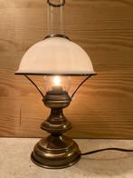 Vintage schemerlamp uit de jaren tachtig., Huis en Inrichting, Lampen | Tafellampen, Ophalen, Gebruikt, Metaal, Minder dan 50 cm