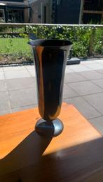 20 cm hoge verzilverde vaas, Ophalen of Verzenden