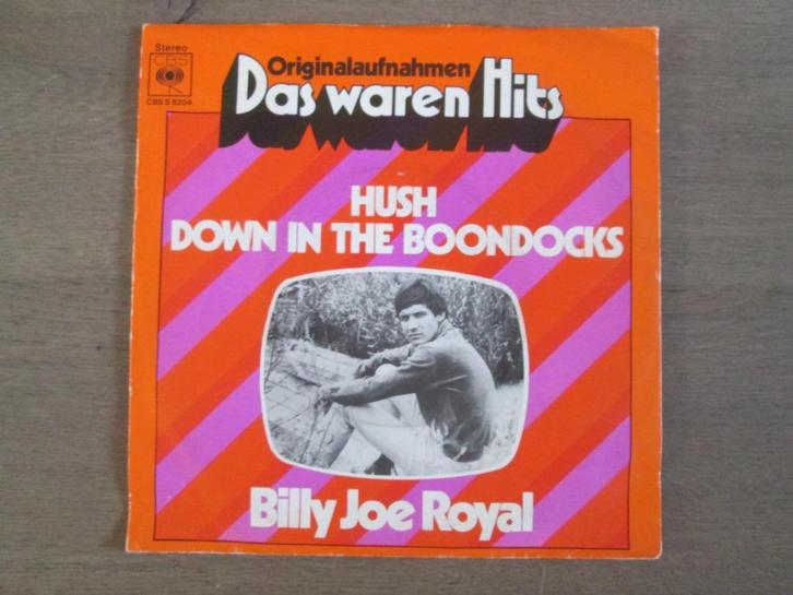 Billy Joe Royal - Hush / Down In The Boondocks, Cd's en Dvd's, Vinyl Singles, Gebruikt, Single, Overige genres, 7 inch, Ophalen of Verzenden