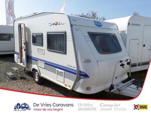 Hobby De Luxe 440 SF Voortent, Luifel., Caravans en Kamperen, Caravans, Bedrijf, tot en met 4, 1000 - 1250 kg, Standaardzit, Hobby