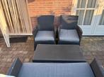 Loungeset, Tuin en Terras, Tuinbanken, Ophalen of Verzenden, Gebruikt, Kunststof