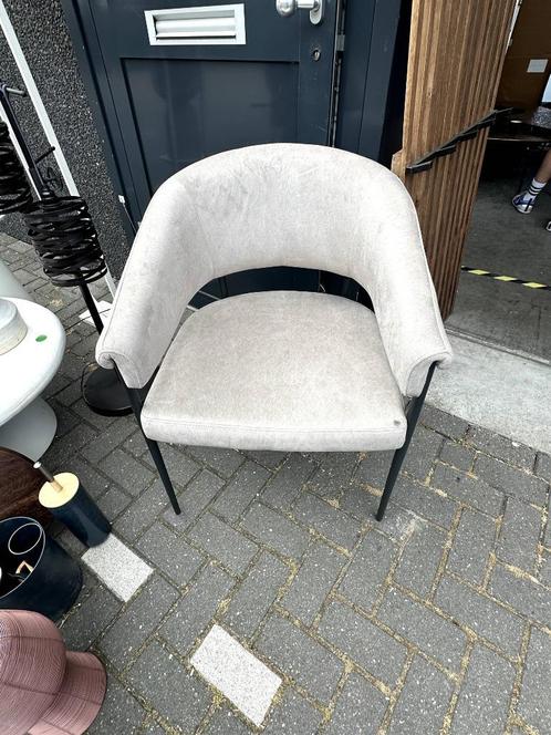 LABEL51 President eetkamerstoel zand/beige, Huis en Inrichting, Stoelen, Nieuw, Eén, Stof, Overige kleuren, Ophalen