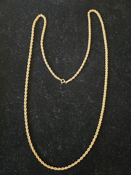 14 k gouden rope ketting 5,4 gram 64 cm, Sieraden, Tassen en Uiterlijk, Kettingen, Nieuw, Goud, Goud, Ophalen of Verzenden