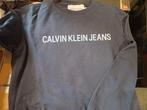 Calvin Klein sweater donkerblauw maat M, Ophalen of Verzenden, Zo goed als nieuw, Maat 46 (S) of kleiner, Blauw