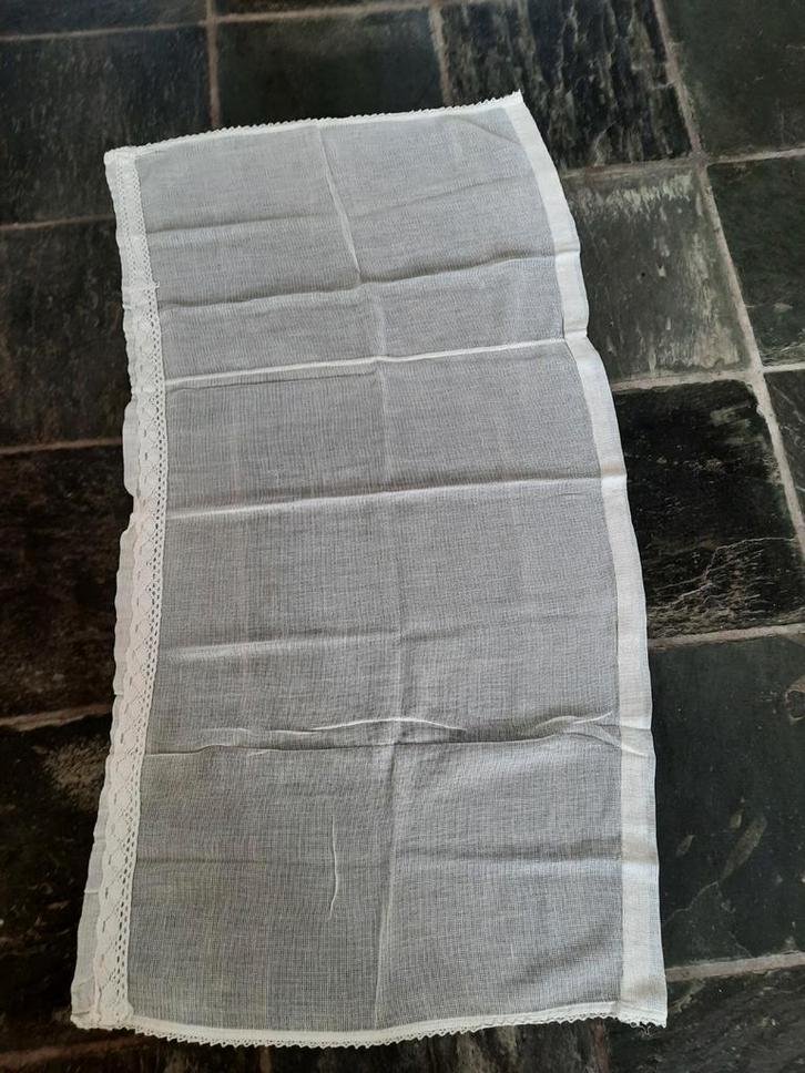 Set van 2 oude gordijntjes., Antiek en Kunst, Curiosa en Brocante, Ophalen of Verzenden