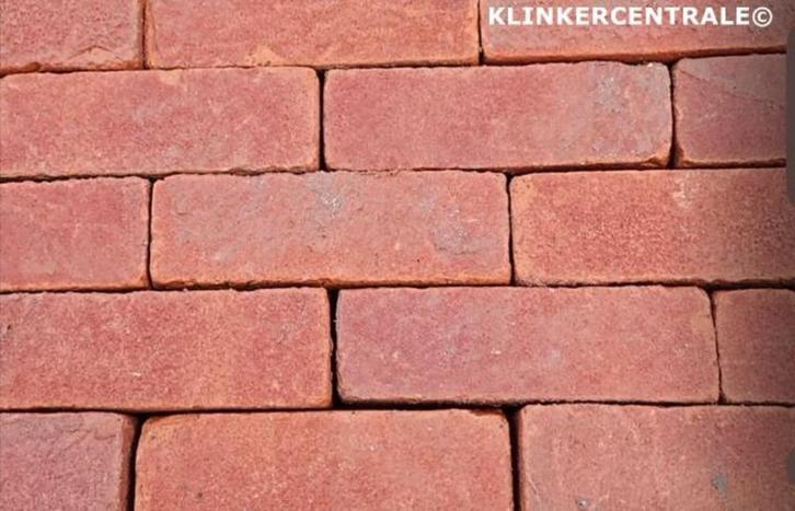 200m2 rood Paviona gebakken klinkers 7-duimers dikform., Tuin en Terras, Tegels en Klinkers, Gebruikt, Klinkers, Keramiek, 10 m² of meer