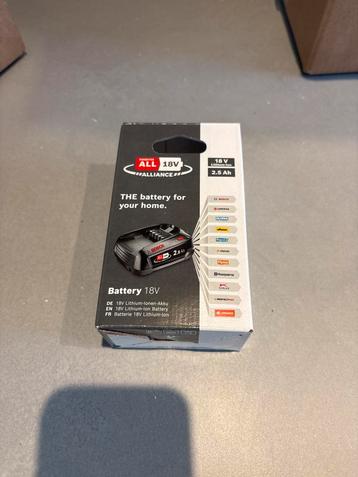 18V Alliance Accu (Bosch, Gardena, etc.) beschikbaar voor biedingen