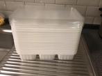 Plastic bakjes met deksel,dozen vol., Ophalen, Nieuw