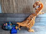 Hot Wheels T-rex racebaan playset compleet zie omschrijving, Ophalen of Verzenden, Gebruikt, Elektrisch, Hot Wheels
