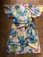 Overlag jurk nieuw pistache print maat 44-46 made in italy, Made in Italy, Overige kleuren, Maat 46/48 (XL) of groter, Nieuw