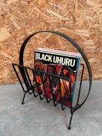 Vintage lectuur/ platen rek, Ophalen, Zo goed als nieuw