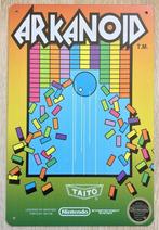 ARKANOID TAITO NES Retro Gaming Metalen Wandbord, 1 speler, Ophalen of Verzenden, Nieuw, Vanaf 3 jaar