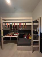 Hoogslaper en kleding kast, Kinderen en Baby's, Kinderkamer | Stapelbedden en Hoogslapers, Ophalen, Zo goed als nieuw, Hoogslaper