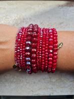 Yehwang rode kralenarmbandjes 3 euro pst nieuw, Sieraden, Tassen en Uiterlijk, Armbanden, Kunststof of Plastic, Nieuw, Ophalen of Verzenden