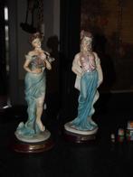 2 Brocante Beelden, Verzamelen, Beelden en Beeldjes, Ophalen, Gebruikt, Mens