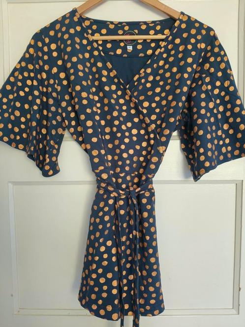 Tante Betsy XL havannah dots tuniek mt 44., Kleding | Dames, Blouses en Tunieken, Zo goed als nieuw, Maat 46/48 (XL) of groter