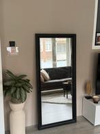 Grote zwarte spiegel, Huis en Inrichting, Woonaccessoires | Spiegels, Ophalen of Verzenden, Zo goed als nieuw, Rechthoekig, Minder dan 100 cm