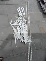 Plankendragers plus rails wit, Ophalen, Gebruikt