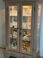 Te koop vitrine kast, Zo goed als nieuw, 150 tot 200 cm, 25 tot 50 cm, 50 tot 100 cm