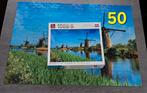 Legpuzzel 1000 stukjes compleet king Nederlandse molens, Ophalen of Verzenden, Gebruikt