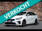 Kia Ceed Sportswagon 1.6 GDI PHEV DynamicPlusLine | Navi | W, Gebruikt, Zwart, Leder en Stof, Wit