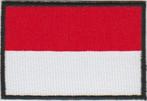 Indonesie vlag stoffen opstrijk patch embleem #1, Diversen, Vlaggen en Wimpels, Verzenden, Nieuw