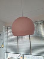 Mooie cotton hanglamp kleur lichtroze, Gebruikt, Ophalen of Verzenden