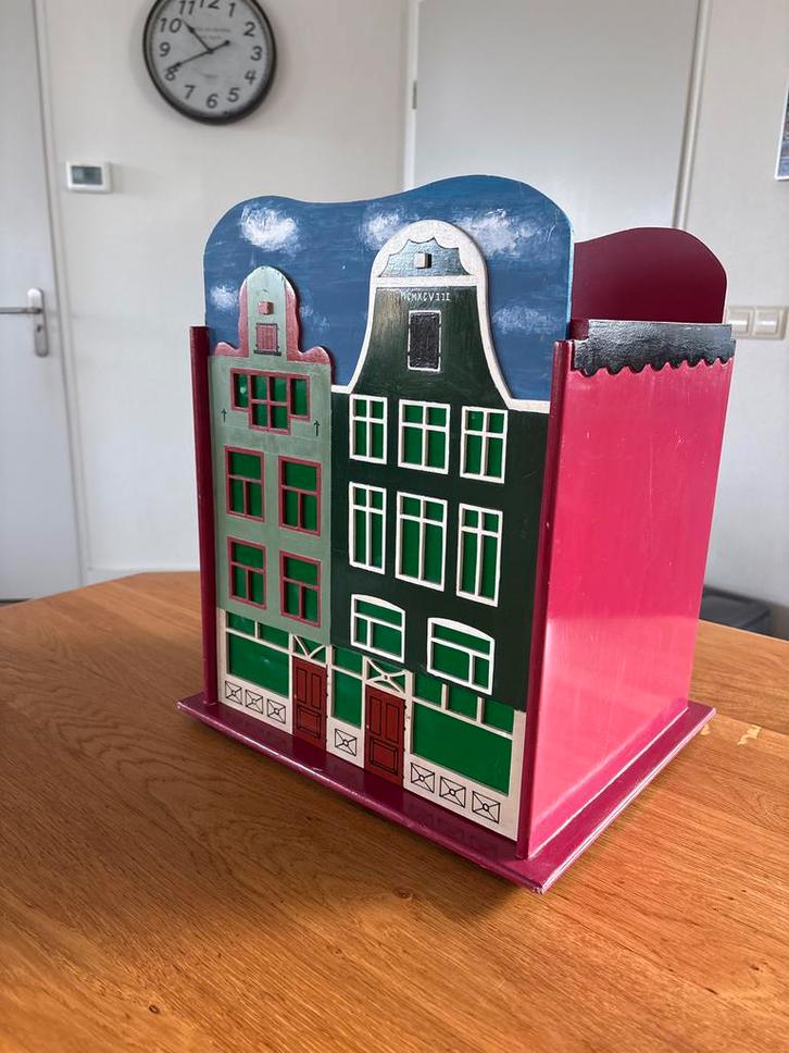 Bridge kist / huis handgemaakt met 31spellen, Hobby en Vrije tijd, Gezelschapsspellen | Kaartspellen, Zo goed als nieuw, Ophalen of Verzenden