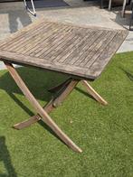 Houten tuintafel - 80x80 cm, Ophalen, Gebruikt, Vierkant, Hout