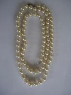 lange parel ketting 80cm, Verzenden, Nieuw, Wit, Overige materialen