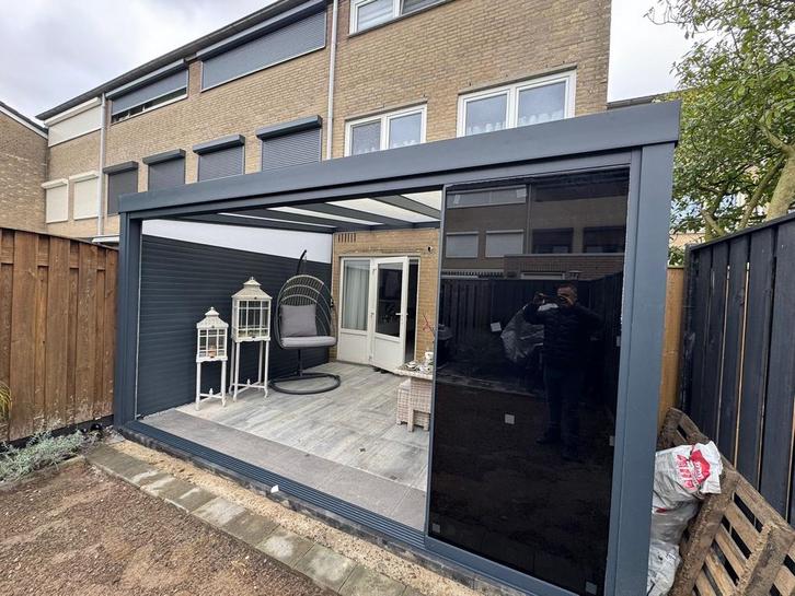 Moderne Veranda met Schuifdeuren, Tuin en Terras, Overkappingen, Nieuw, Veranda, Ophalen of Verzenden