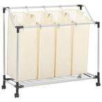 Wasmand wassorteerder 4 waszakken wasmanden GRATIS BEZORGD!, Verzenden, Nieuw, Zwart, Overige typen