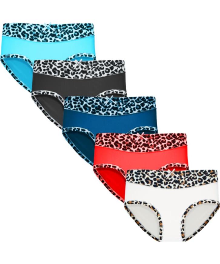 Fine Woman, dames slips tijgerprint 10stuks L NIEUW (9077), Kleding | Dames, Ondergoed en Lingerie, Slip, Bruin, Ophalen of Verzenden