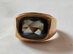 Mooie vintage gouden ring met edelsteen 14 karaat 5 gram, Ophalen of Verzenden, Goud, Ring, Met edelsteen