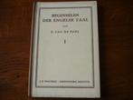 "Beginselen der engelse taal" F. van de Poel, Boeken, Ophalen of Verzenden, Zo goed als nieuw, Overige niveaus