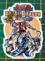 DOUBLE DRAGON II RETRO ARCADE BARTOP STICKER, Verzamelen, Stickers, Verzenden, Nieuw, Overige typen