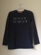 Jake Fisher Longsleeve c.q. Trui donkerblauw opdruk maat 164, Trui of Vest, Jack Fisher, Ophalen of Verzenden, Zo goed als nieuw