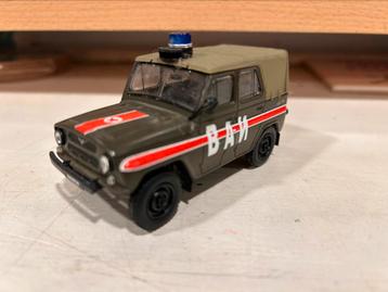 1:43 UAZ 469 Russian Police car Deagostinini beschikbaar voor biedingen
