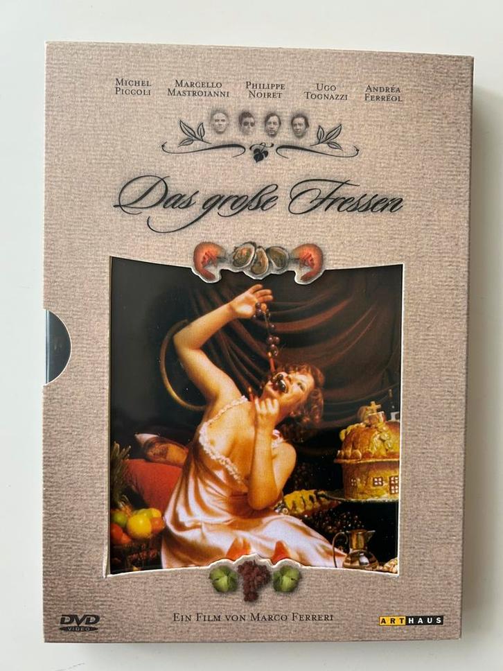 —La Grande Bouffe—regie Marco Ferreri, Cd's en Dvd's, Dvd's | Filmhuis, Zo goed als nieuw, Italië, Vanaf 16 jaar, Ophalen of Verzenden