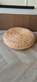 Ikea Rieten Poef - Nette Staat!, Huis en Inrichting, Banken | Voetenbanken en Poefen, Ophalen, Zo goed als nieuw, Rechthoekig