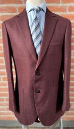 ZGAN Suitsupply Havana Patch Bordeaux Wol/Linnen Mt 52, Kleding | Heren, Kostuums en Colberts, Ophalen of Verzenden, Zo goed als nieuw