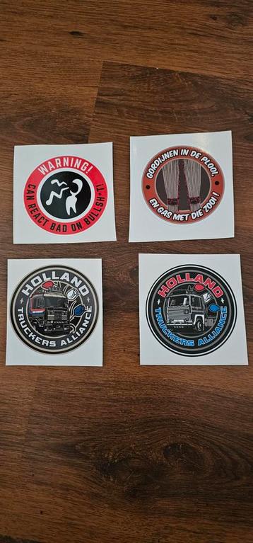 Set stikkers vrachtwagen beschikbaar voor biedingen