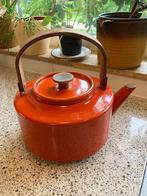 Vintage theepot oranje, Huis en Inrichting, Keuken | Servies, Ophalen, Gebruikt, Overige stijlen, Overige typen