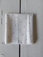 Lief wit stofje met stip in groen/rood, Ophalen of Verzenden, Wit, Katoen