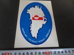 sticker Greenland Kalaallit Nunaat  Gronland, Ophalen, Zo goed als nieuw