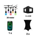 Party pakket 4 partytent 3x4,5, Hobby en Vrije tijd, Feestartikelen | Verhuur, Ophalen of Verzenden, Nieuw