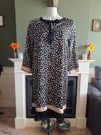 Amelie Amelie prachtige jurk met plissé rand L gratis verz, Kleding | Dames, Jurken, Verzenden, Amelie en Amelie, Zwart, Maat 42/44 (L)