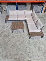 Loungeset aluminium inclusief salontafel., Ophalen, 5 zitplaatsen, Bijzettafel, Aluminium